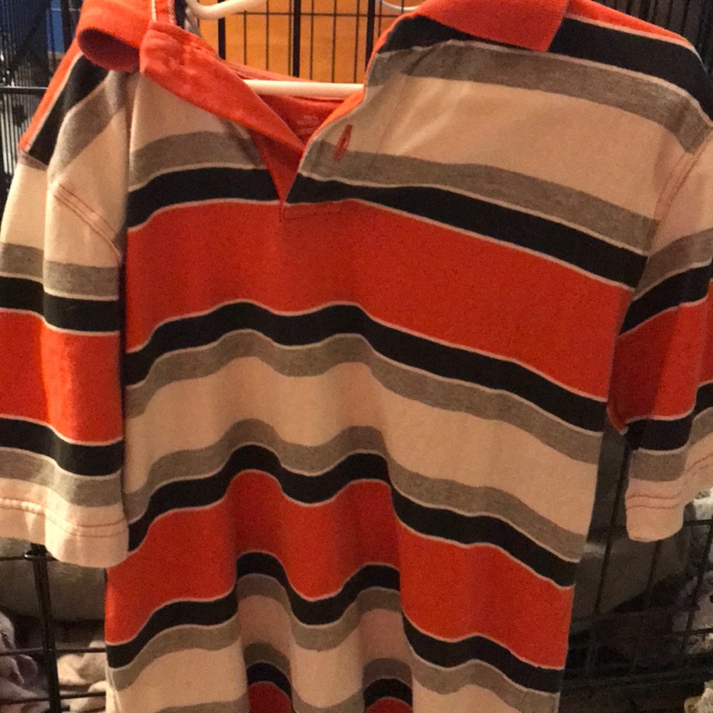Boys striped polo